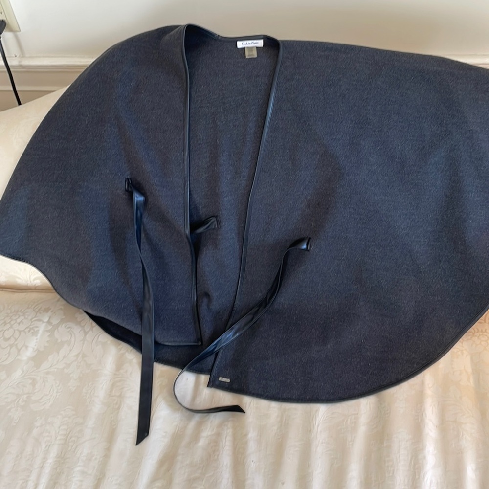 Charcoal grey Calvin Klein shawl